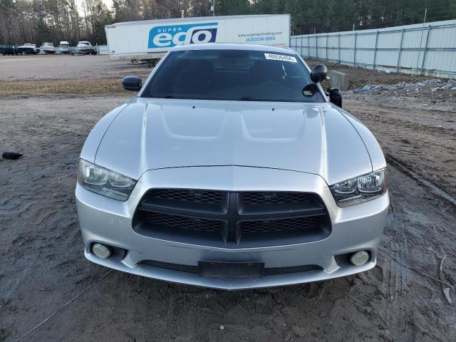 2C3CDXAT4EH366909 - 2014 DODGE CHARGER POLICE SILVER photo 5