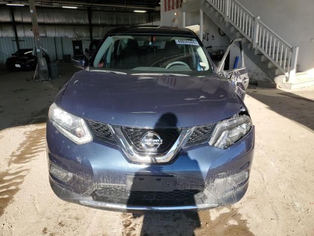 KNMAT2MV3FP523672 - 2015 NISSAN ROGUE S BLUE photo 5