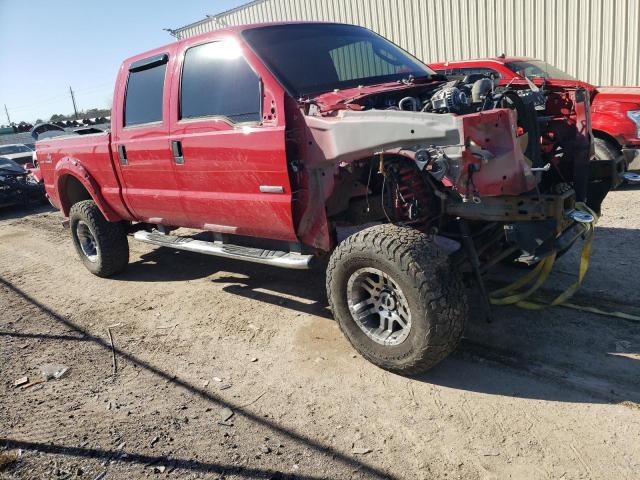 1FTSW21P37EA92460 - 2007 FORD F250 SUPER DUTY RED photo 4