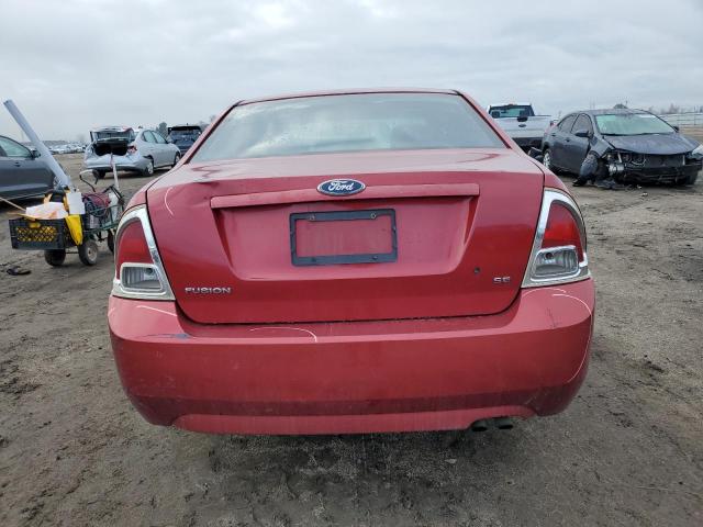 3FAFP07Z26R183541 - 2006 FORD FUSION SE BURGUNDY photo 6