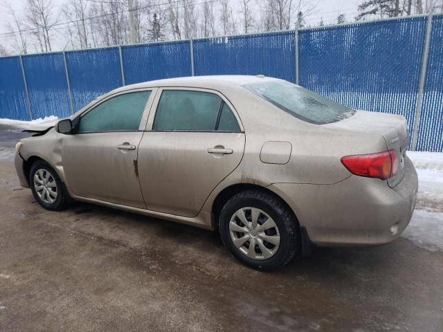 2T1BU4EE7AC362696 - 2010 TOYOTA COROLLA BASE TAN photo 2