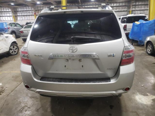 JTEEW44A782023429 - 2008 TOYOTA HIGHLANDER HYBRID LIMITED SILVER photo 6