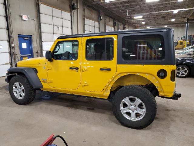 1C4HJXDN3MW532246 - 2021 JEEP WRANGLER U SPORT YELLOW photo 2