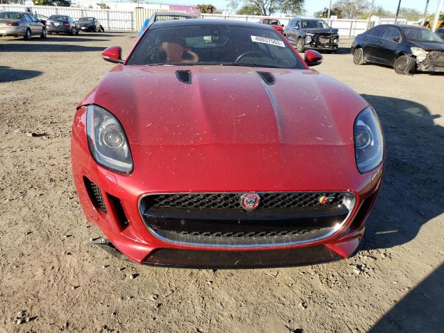 SAJWA6BU5F8K21826 - 2015 JAGUAR F-TYPE S BURGUNDY photo 5