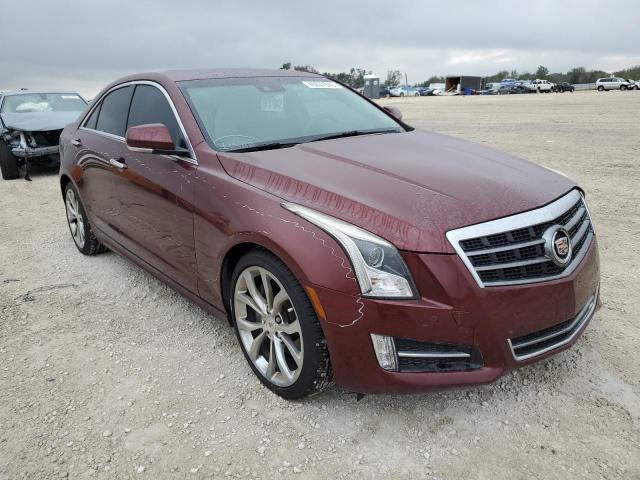 1G6AC5SXXE0181587 - 2014 CADILLAC ATS PERFORMANCE MAROON photo 4