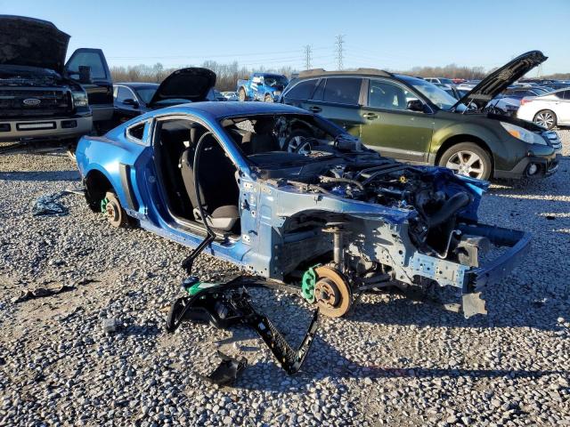 1FA6P8TH6J5159461 - 2018 FORD MUSTANG BLUE photo 4