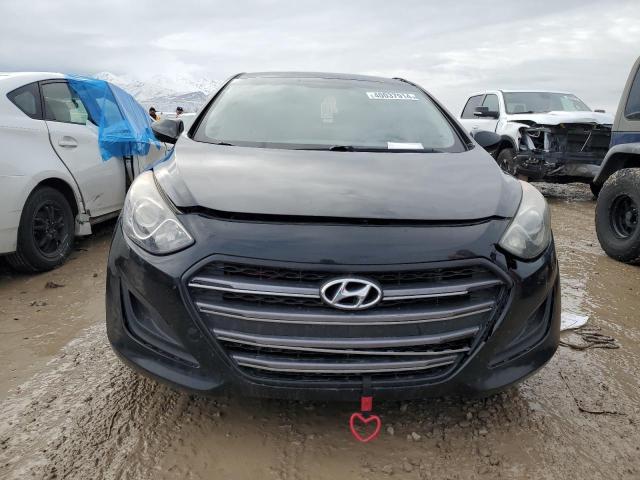 KMHD35LH7HU378517 - 2017 HYUNDAI ELANTRA GT BLACK photo 5