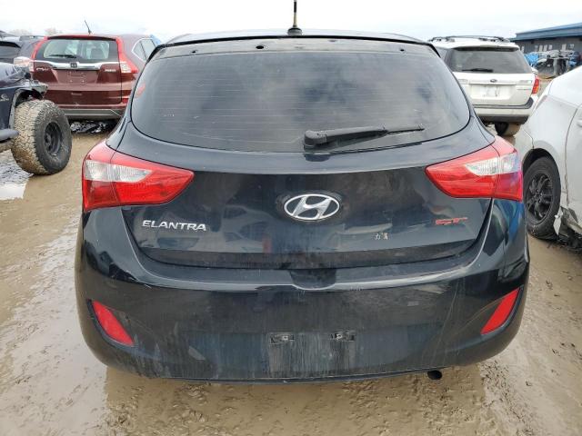 KMHD35LH7HU378517 - 2017 HYUNDAI ELANTRA GT BLACK photo 6