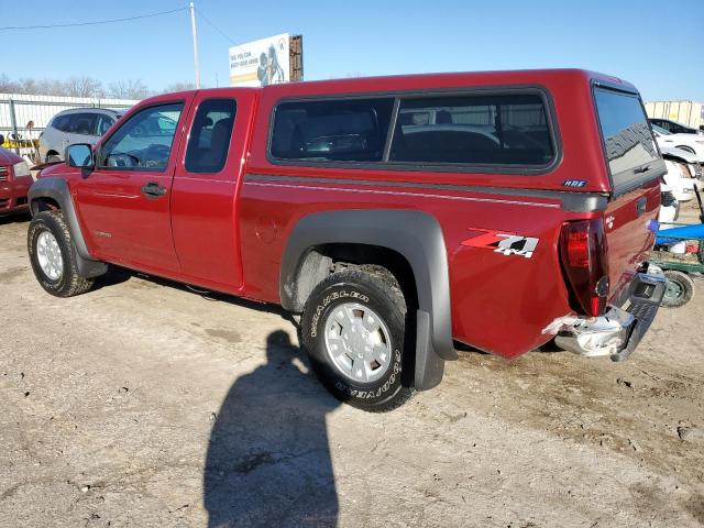 1GCDT196558225805 - 2005 CHEVROLET COLORADO RED photo 2