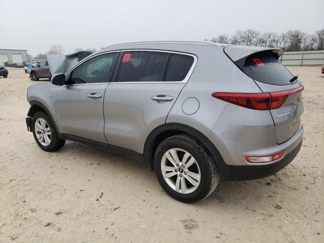 KNDPMCAC6K7562718 - 2019 KIA SPORTAGE LX SILVER photo 2