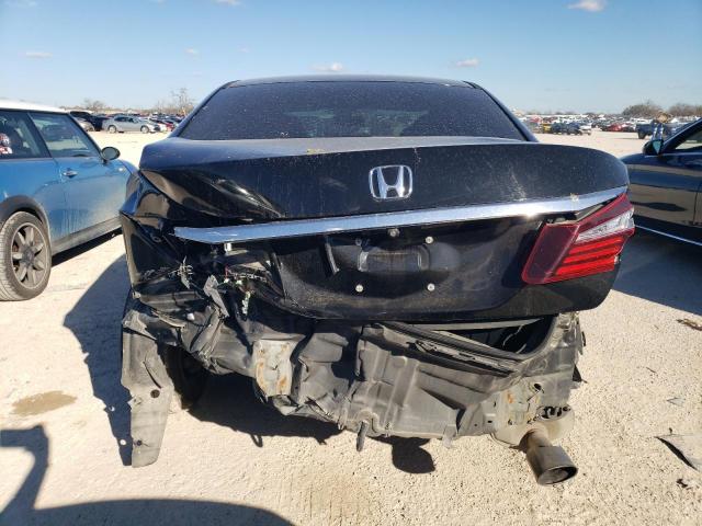 1HGCR2F30GA015247 - 2016 HONDA ACCORD LX BLACK photo 6