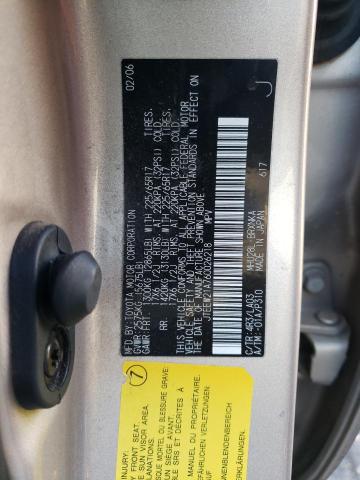 JTEEW21A760026218 - 2006 TOYOTA HIGHLANDER HYBRID GOLD photo 13