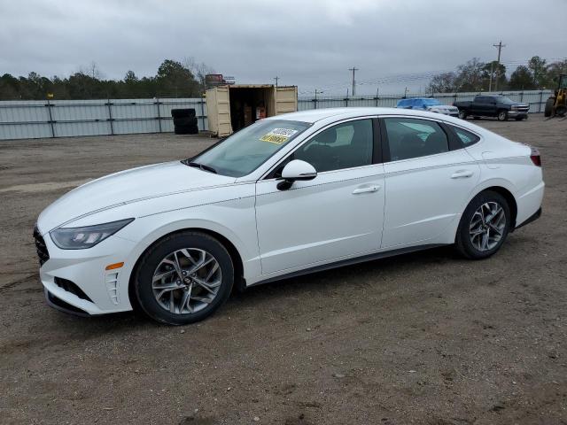 5NPEL4JA2MH105952 - 2021 HYUNDAI SONATA SEL WHITE photo 1