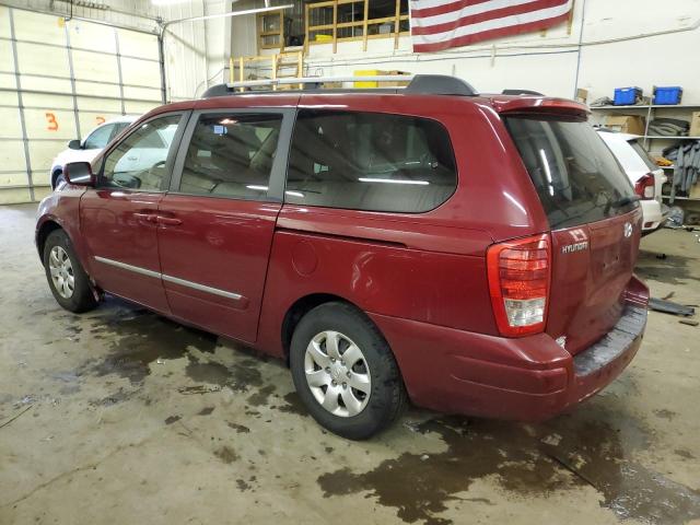 KNDMC233086047046 - 2008 HYUNDAI ENTOURAGE GLS BURGUNDY photo 2