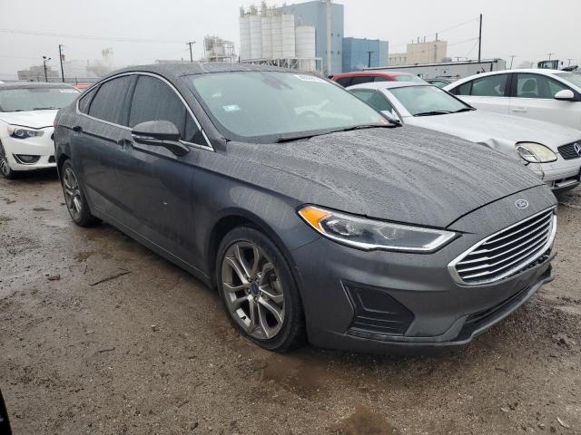 3FA6P0CD8KR265164 - 2019 FORD FUSION SEL GRAY photo 4