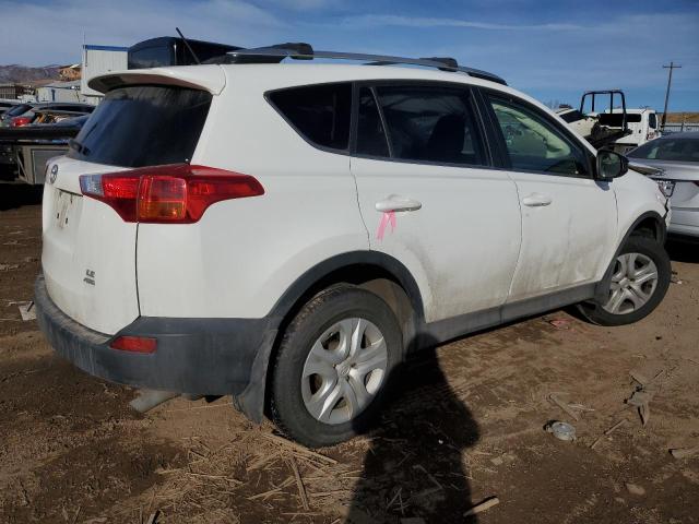 JTMBFREVXEJ003926 - 2014 TOYOTA RAV4 LE WHITE photo 3