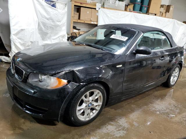 WBAUL73569VJ74922 - 2009 BMW 128 I BLACK photo 1