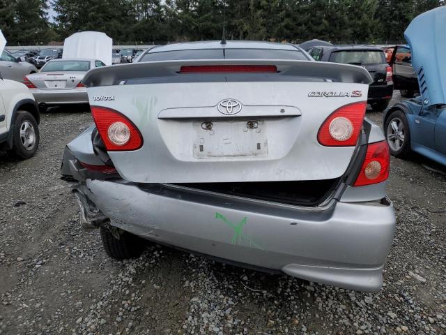 1NXBR32E86Z690666 - 2006 TOYOTA COROLLA CE SILVER photo 6