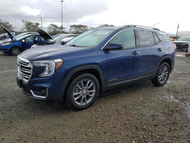 3GKALPEV9NL119608 - 2022 GMC TERRAIN SLT BLUE photo 1