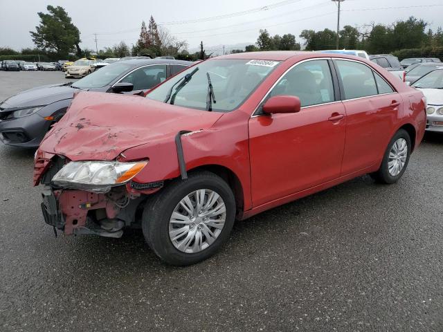 4T1BE46K87U035801 - 2007 TOYOTA CAMRY CE RED photo 1