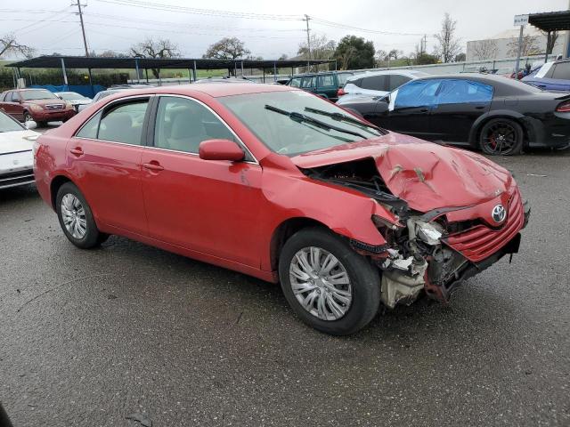 4T1BE46K87U035801 - 2007 TOYOTA CAMRY CE RED photo 4