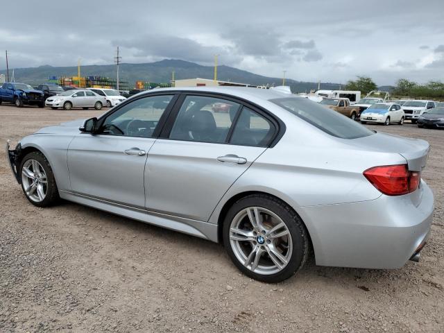 WBA3B9G57FNR94264 - 2015 BMW 335 XI SILVER photo 2