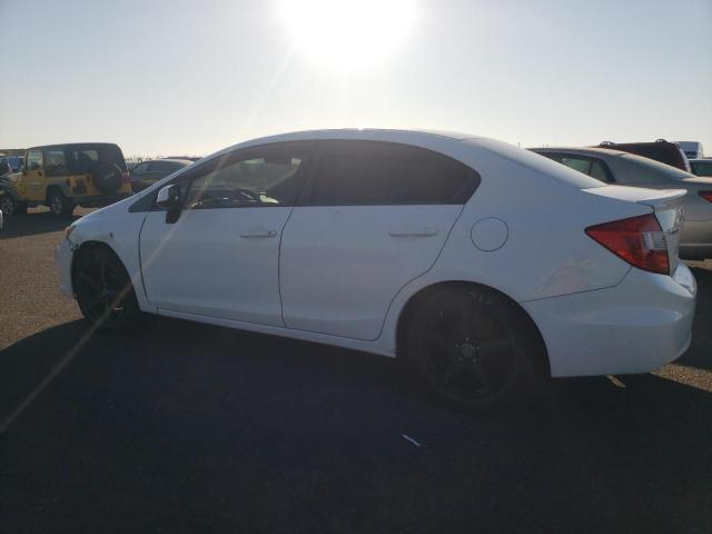 2HGFB2F68CH520394 - 2012 HONDA CIVIC HF WHITE photo 2