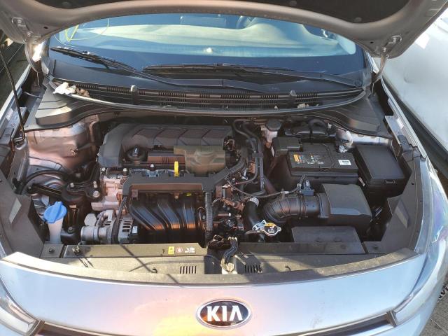 3KPA24AD1ME377585 - 2021 KIA RIO LX GRAY photo 11