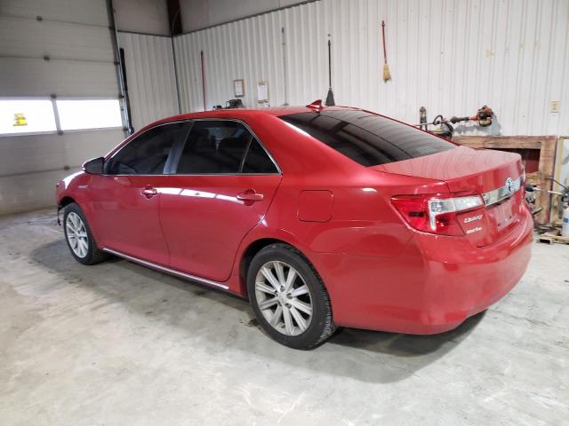 4T1BD1FK0CU058453 - 2012 TOYOTA CAMRY HYBRID RED photo 2