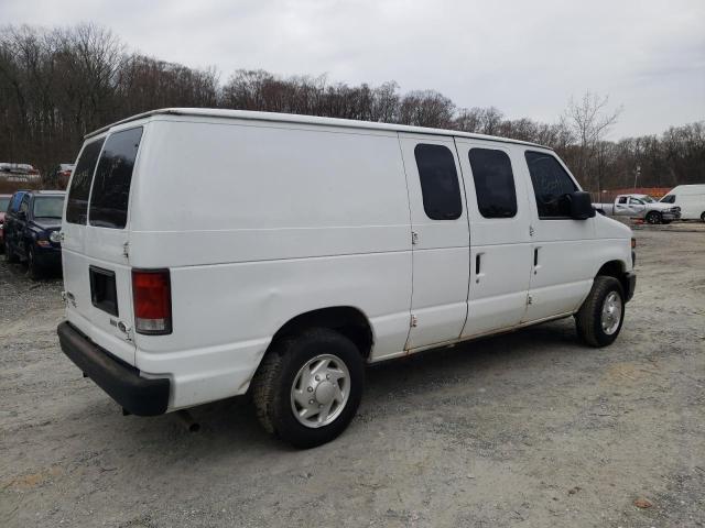 1FTNE1EW7BDA08716 - 2011 FORD ECONOLINE E150 VAN WHITE photo 3