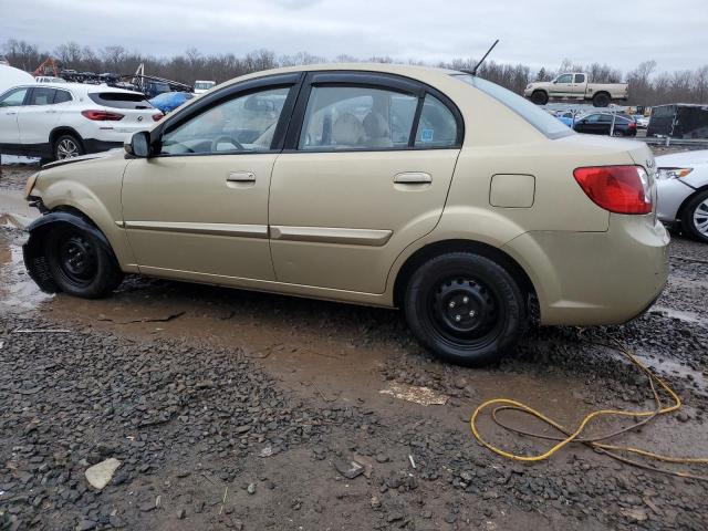 KNADH4A36A6654426 - 2010 KIA RIO LX GOLD photo 2