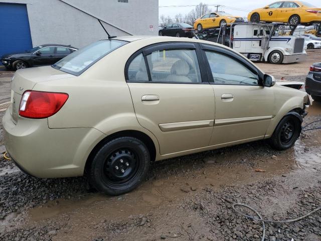 KNADH4A36A6654426 - 2010 KIA RIO LX GOLD photo 3