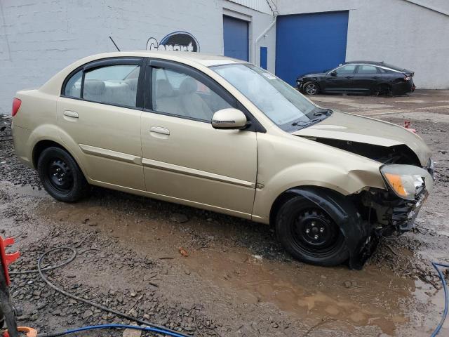 KNADH4A36A6654426 - 2010 KIA RIO LX GOLD photo 4