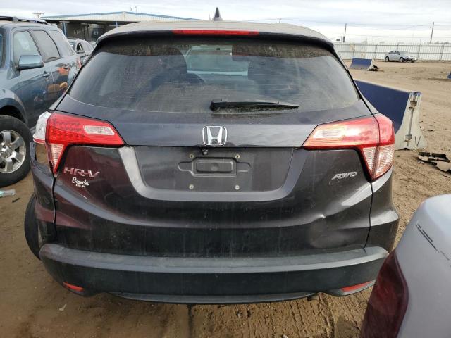 3CZRU6H30HG708344 - 2017 HONDA HR-V LX BLACK photo 6