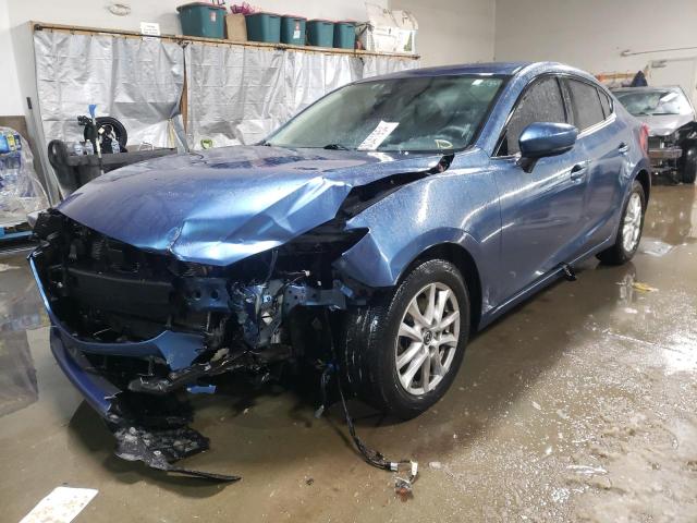 3MZBN1U70JM159636 - 2018 MAZDA 3 SPORT BLUE photo 1