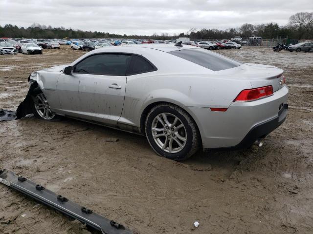 2G1FB1E38F9133190 - 2015 CHEVROLET CAMARO LS SILVER photo 2