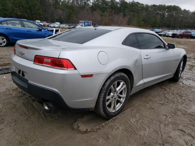 2G1FB1E38F9133190 - 2015 CHEVROLET CAMARO LS SILVER photo 3