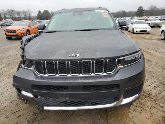 1C4RJKBG1M8205215 - 2021 JEEP GRAND CHER L LIMITED GRAY photo 5