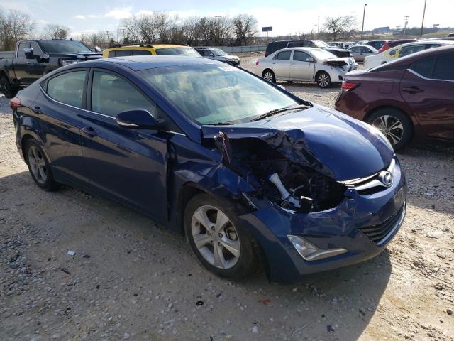 5NPDH4AE9GH675404 - 2016 HYUNDAI ELANTRA SE BLUE photo 4