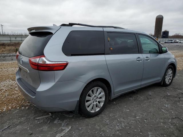 5TDDK3DC6FS110686 - 2015 TOYOTA SIENNA XLE SILVER photo 3