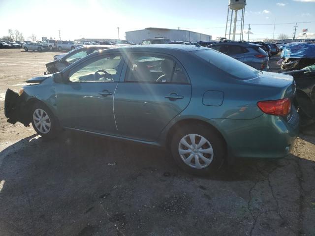 JTDBL40E19J042056 - 2009 TOYOTA COROLLA BASE TEAL photo 2