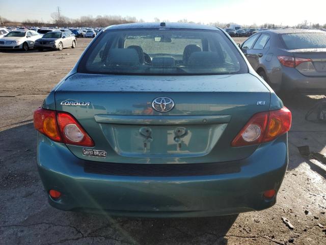 JTDBL40E19J042056 - 2009 TOYOTA COROLLA BASE TEAL photo 6