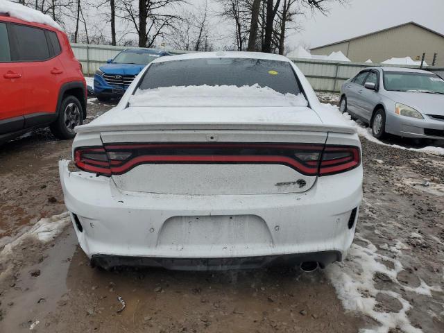 2C3CDXL92NH102718 - 2022 DODGE CHARGER SRT HELLCAT WHITE photo 6