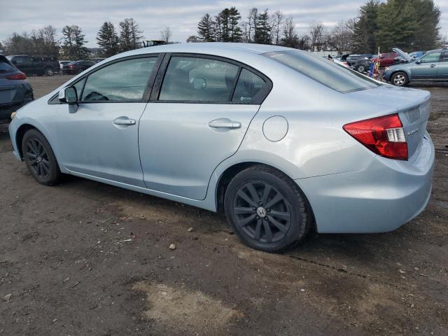 19XFB2F88CE314875 - 2012 HONDA CIVIC EX BLUE photo 2