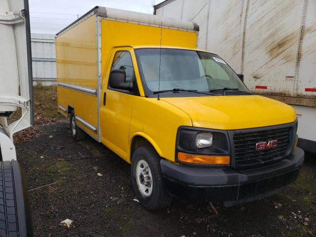 1GD072CAXD1900444 - 2013 GMC SAVANA CUTAWAY G3500 YELLOW photo 4