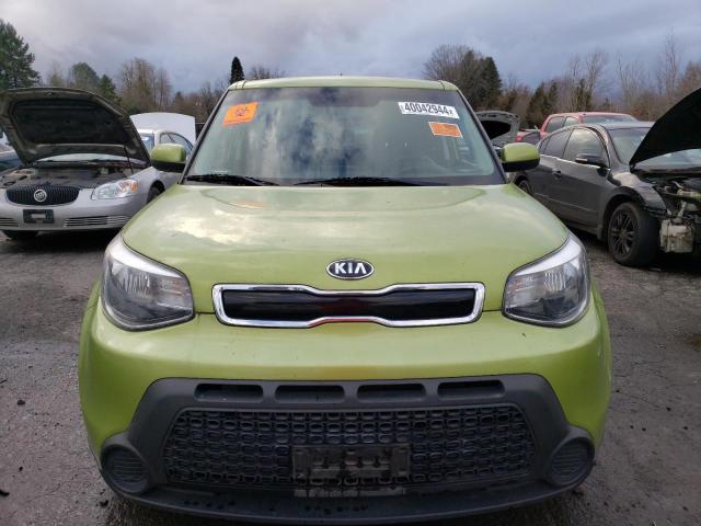 KNDJP3A51F7765620 - 2015 KIA SOUL + GREEN photo 5