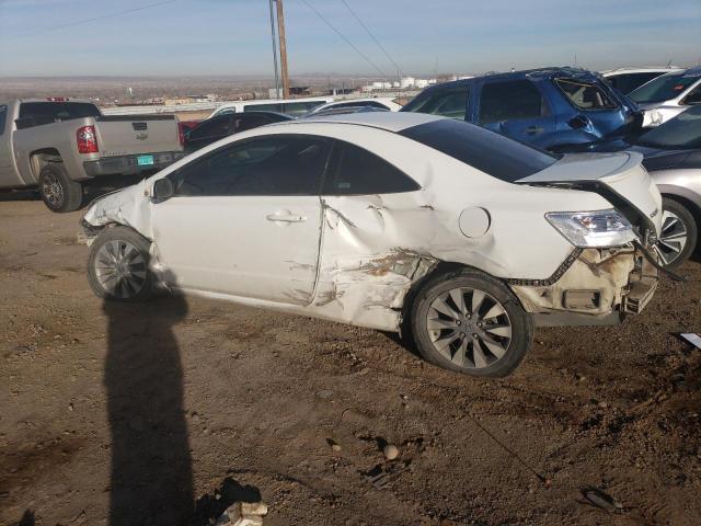 2HGFG12959H529591 - 2009 HONDA CIVIC EXL WHITE photo 2