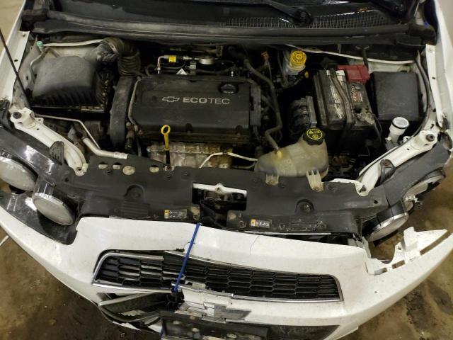 1G1JA5SH9F4134307 - 2015 CHEVROLET SONIC LS თეთრი ფოტო 11