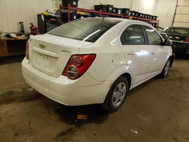 1G1JA5SH9F4134307 - 2015 CHEVROLET SONIC LS თეთრი ფოტო 3