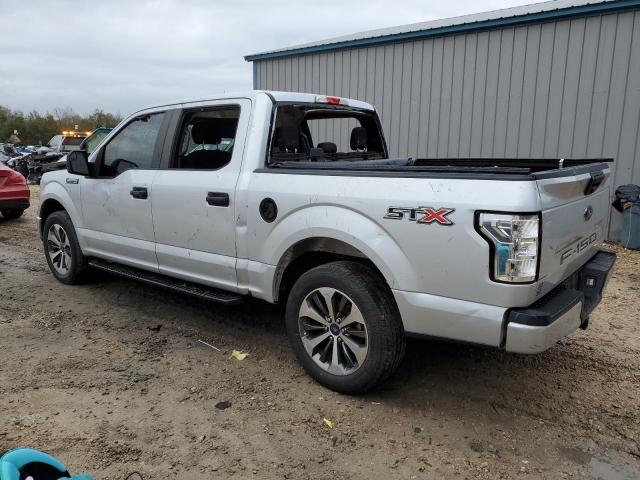 1FTEW1C53KKC57825 - 2019 FORD F150 SUPERCREW SILVER photo 2
